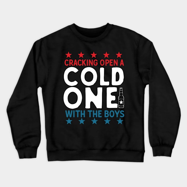 Cracking Open A Cold One Crewneck Sweatshirt by Eugenex